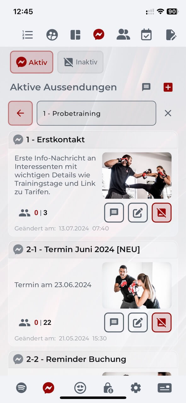 MAS Trial Training Smartphone App