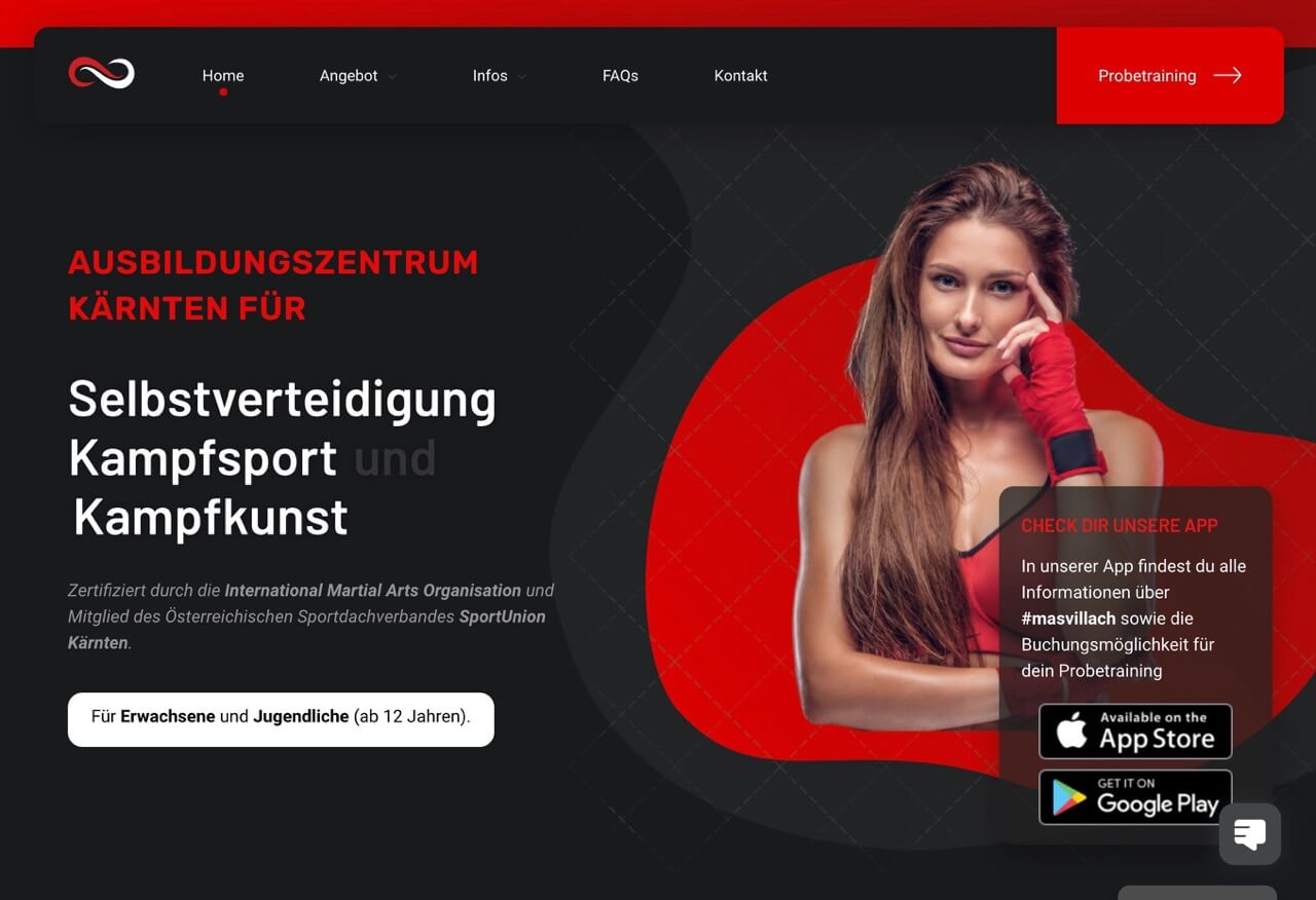 #masvillach Website Referenzprojekt von Pock.biz